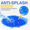 16 PACK Urinal Deodorizer Screen with 100 Gloves-3D Wave Anti-Splash