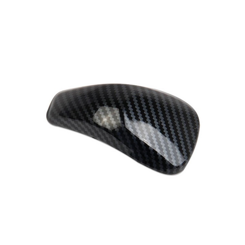 Fewshaw Carbon Fiber Style Center Console Gear Shift Knob Cover