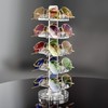 NiHome Clear Acrylic Rotating Eyeglass Display Stand for 10 Pairs,