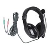 Wired Gaming Headset 360 Degree Rotation Microphone Headphones for Online