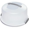 Sterilite White Food Storage Container with Handle and Locking Cover