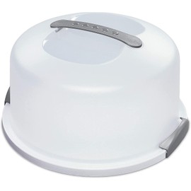 Sterilite White Food Storage Container with Handle and Locking Cover 2 Pack
