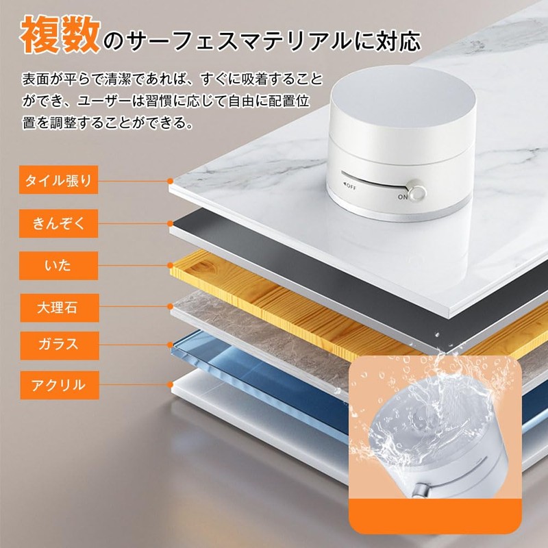 JetWave Car Smartphone Holder, N55 Magnetic Suction Cup, Super Strong