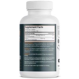 Bronson Calcium 1200mg Per Serving Plus Vitamin D3 1000 IU High Potency Formula, Non-GMO, 200 Tablets