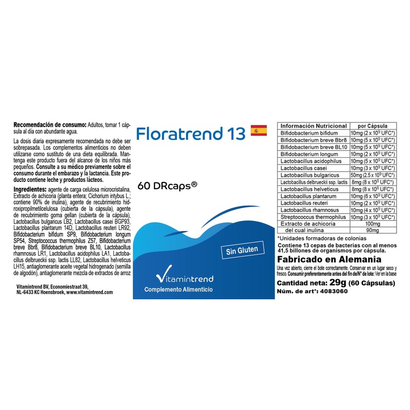 Floratrend 13 - Culture Complex with 41.5 billion CFU -