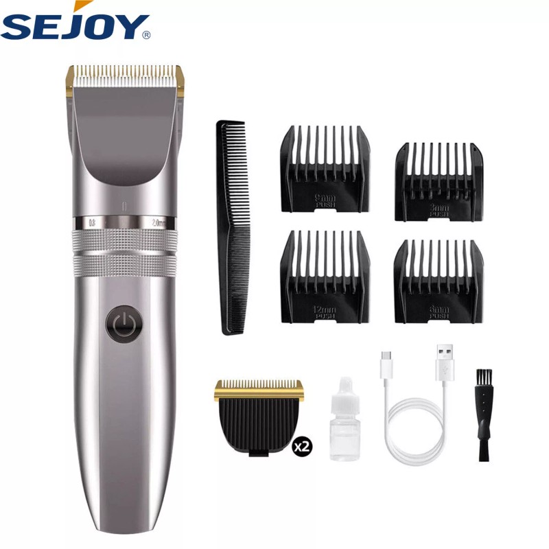 Sejoy Rechargeable Hair Clippers Cordless Trimmer Shaving Machine Cutting Barber