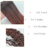 Ombre Ginger Brown Braiding Hair Pre stretched for Boho Braids