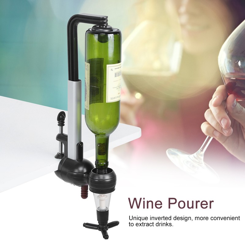 Wine Dispenser Stand Bottle Drink Ware Liquor Pourer Stopper for