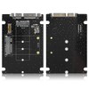 Adaptador NGFF a SATA, 2 en 1 Mini M.2 NGFF
