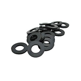 Magic Hub EPDM Rubber Flat Washers - 1 1/4" OD x 5/8" ID x 1/8" Thick - 50 Pack