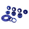 KATSU 10Pcs Aluminum Alloy Router Guide Bush Bushing Set, Metric