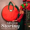 Christmas Wreath Storage Bag - Made from Heavy-Duty Tarp Material