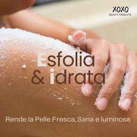 Xoxo Body Scrub Skin Scrub Cleansing Anti Cellulite Enriched with Shea Butter Vegan No SLS No Parabens for All Skin Types 1 x 200ml (Ocean)