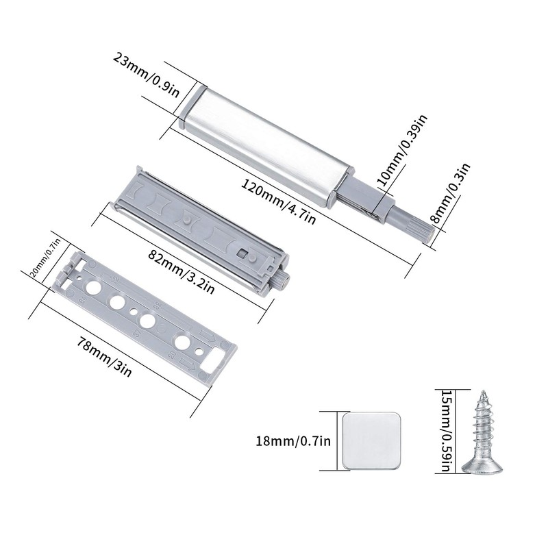 Push to Open Door Catches, Push Door Closer Catches Latches