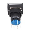 25 Pcs Industrial Push Button Switch Self Locking Push Button