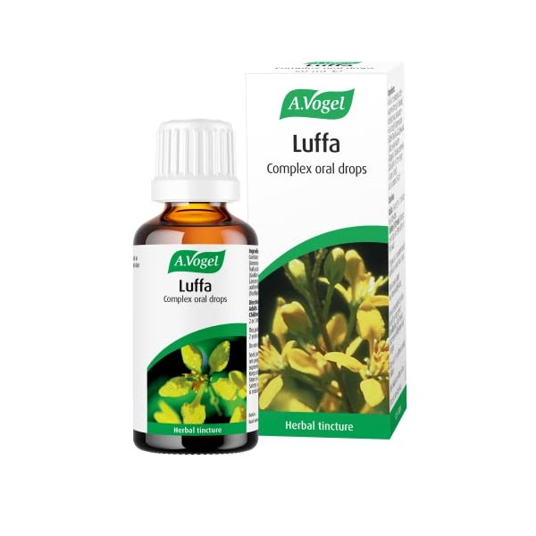 A.Vogel Luffa Complex Drops | Herb Tincture | Extract of 7 Tropical Herbs Including Luffa | Suitable for Vegans | 50ml
