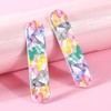 20 Pieces Colorful Mini Nail Files Double Sided Nail Buffer