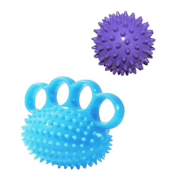 YKKJ 2 x Finger Exercise Ball, Hand Stress Ball, Strength