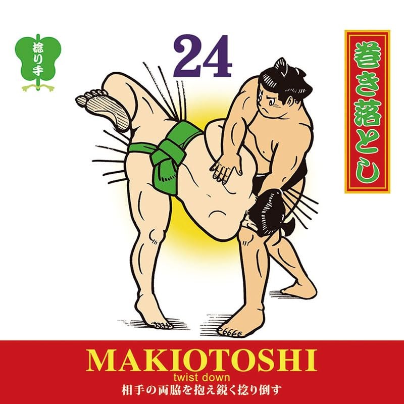Tri-X CL-742 Daily Sumo Sumo 82 Hand Calendar, Tabletop, 7.5