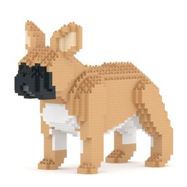 JEKCA French Bulldog 02S-M01 | Plastic Building Blocks | Age 14+