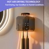 Wall Mounted Toothbrush Holder,Electric Toothbrush Holders with Smart Drying and