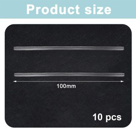 10 Pack Oxygen Tube Support Crimp Straightener for Portable Oxygen Concentrator, Oxygen Tank, Oxygen Hose, Nasal Cannula, Oxygen Tubing Accessories, Keep Oxygen Hose from Kinking