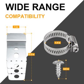 5001DD4001A Mounting Assembly Brackets Kit ，Exact fit for LG Dishwashers, Replaces LG LDF6810BB LDF6810BB-01 LDF6810BB-02 LDF6810ST LDF6920BB 5001DD4001A 6026050 AP4438292 1266844 AH3525525