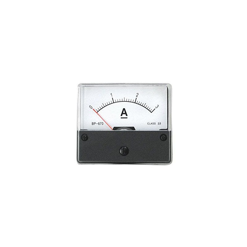 Installation gauge 0-3A DC