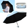 Sun Umbrella Mini Compact Sky Blue Foldable Umbrella for Sunny