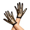 Tipsy Elves Gold Skeleton Gloves