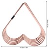 Desk Book Storage Rack, Rose Gold Folder Stand Organizer, Telescopic