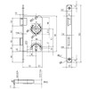 SOTECH BKS Door Lock Deadlock Class 1 Backset 55 mm