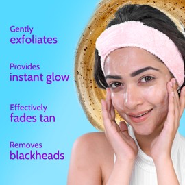 Chemist At Play Gentle Exfoliating Face Scrub with Mandelic Acid & Walnuts | Removes Dead Skin & Blackheads | Detans |Gives Instant Glow| Face Scrub for Women & Men | 100ml