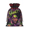 Mqtzyiwx African Black Women In American Christmas Drawstring Gift Bags,Gift