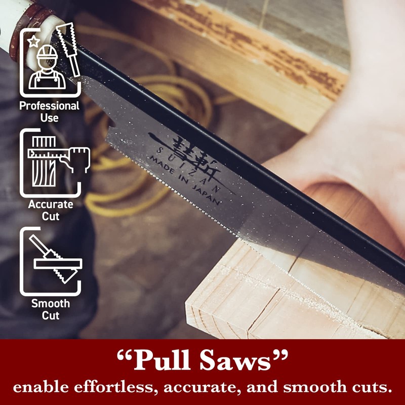 SUIZAN Replacement Blade For Japanese Pull Saw Hand Saw 8