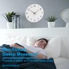 PATIKIL 10 Inch Wall Clock, Quartz Battery Operated Silent Non-Ticking