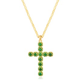 CLASSYZINT Cross Necklace for women Cross Choker Charm Necklace Cross Pendant Necklace Jewelry for Women