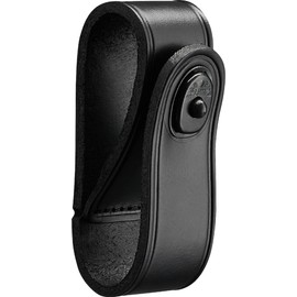 Handcuff Strap Black Leather with Black Safety Snap