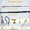 Tool Lanyard 20 Pack, Retractable Tool Tether with Aluminum Screw