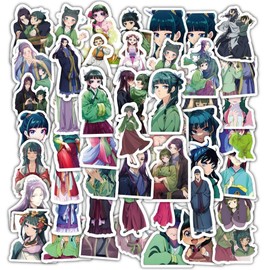 Apothecary Diaries Stickers, Diaries The Pharmacist Stickers, Waterproof Party Accessories for Children, Bicycles, Luggage, Computer, Skateboard, Car, Motorcycle, Waterproof Stickers, Pack of 123