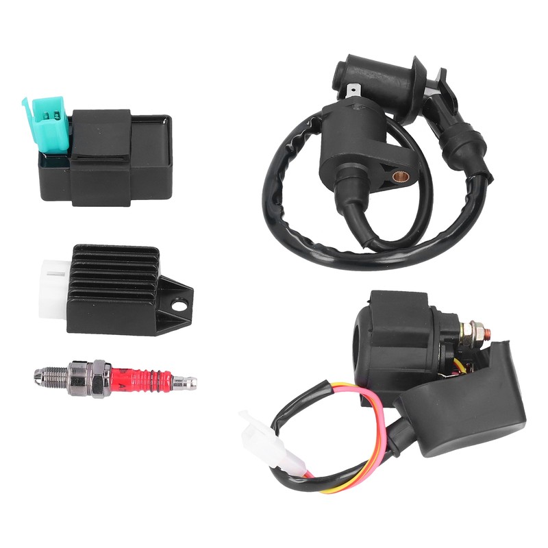 5Pin CDI Module Ignition Coil Solenoid Relay Voltage Regulator Set