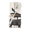 Mud Pie 34" x 27" 12" Spatula, Apron Set, CREAM