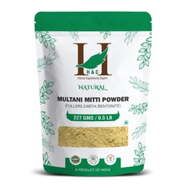 H&C Fuller'S Earth Clay/Multani Mitti/Bentonite Clay- 227 Gms