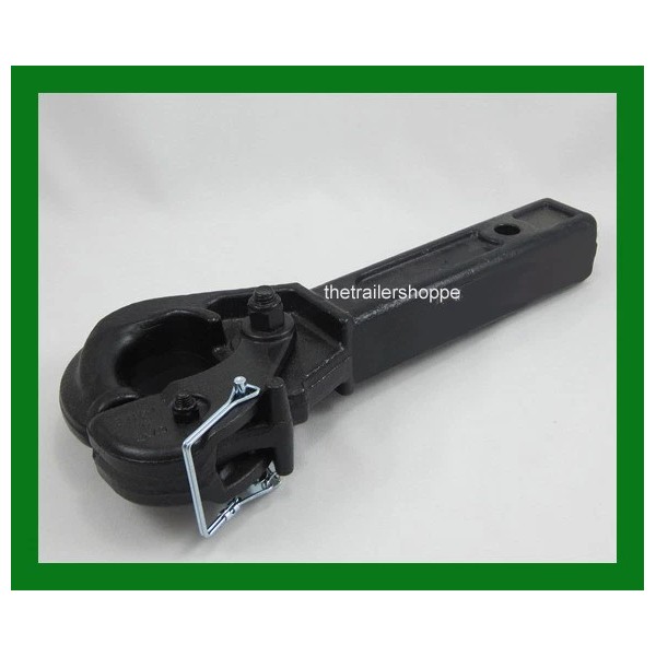 Unbranded Forged Tow Pintle Hook Hitch 2" Receiver 2-1/2" Lunette