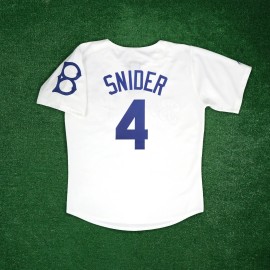 Majestic Duke Snider Brooklyn Dodgers Men's Home White Cooperstown Jersey w/ Patch - S