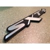 24Designs Compatible Sxt Plus Badge Stick on Emblem Black Silver