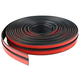 Car Weather Stripping 30MM - Windshield Rubber Seal for Car Front Rear Windshield Trim, Rubber Adhesive T Shape Sunroof Seal Cover Leak Sound Proofing (20FT/6M)