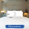 Amour Càlin White Pillow Cases 4 Pack- Cotton Blend White