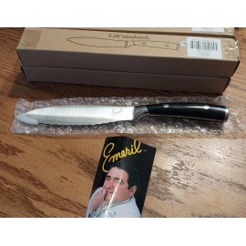 Emeril Lagassi Sandwich Knife 5.25" Blade 9.50" Overall Length Black Handle NIB
