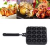 16 Holes Octopus Meatballs Pan Aluminum Alloy Takoyaki Baking Mold